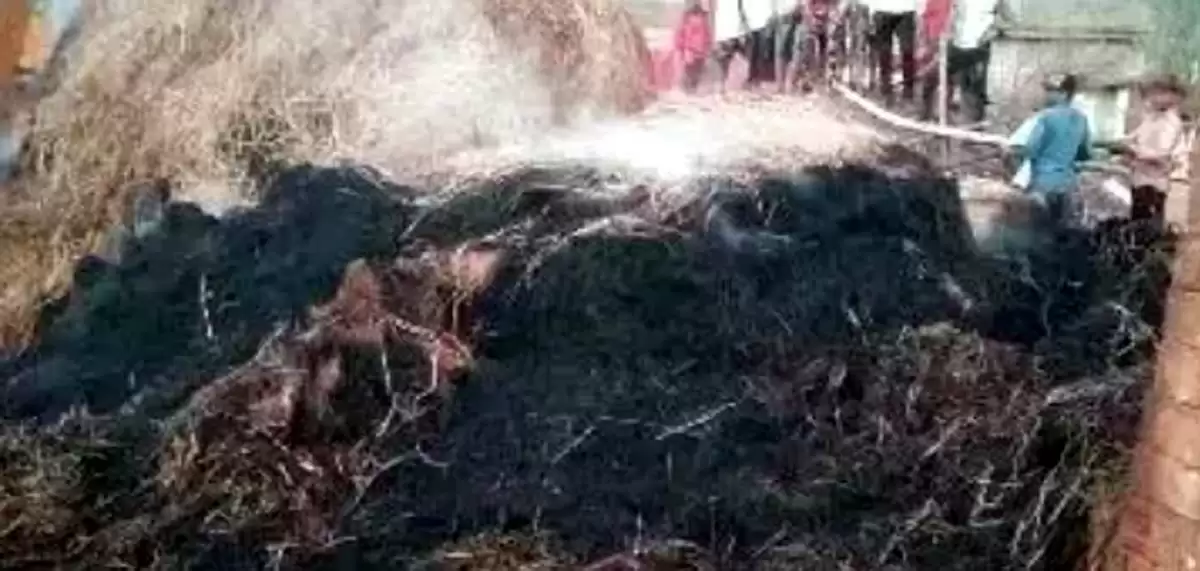 बेमेतरा: पैरावट में लगी आग, छात्रा की जलकर मौत