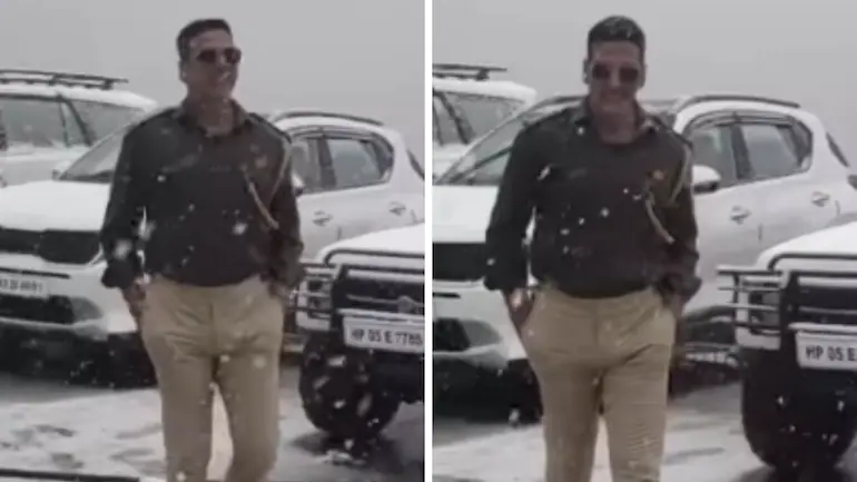 बर्फबारी के बीच मसूरी पहुंचे अक्षय कुमार का सपना हुआ पूरा, उत्तराखंड पर्यटन विभाग ने जारी किया वीडियो