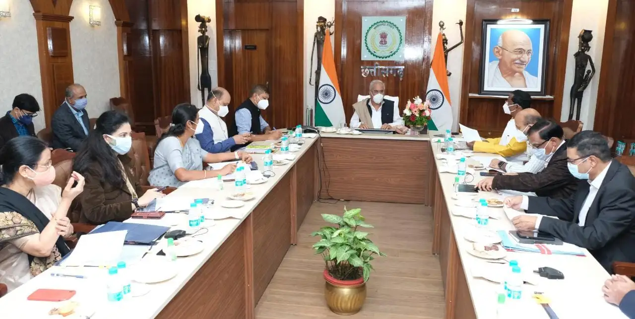 CM भूपेश बघेल ने खाद्य विभागों के बजट तैयारियों की समीक्षा