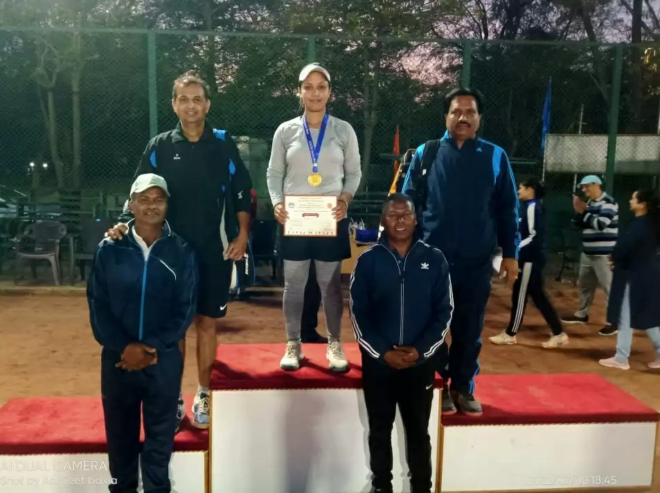 सिविल सेवा लॉन टेनिस प्रतियोगिताः अंजली वर्मा ने सिंगल्स में जीता स्वर्ण पदक