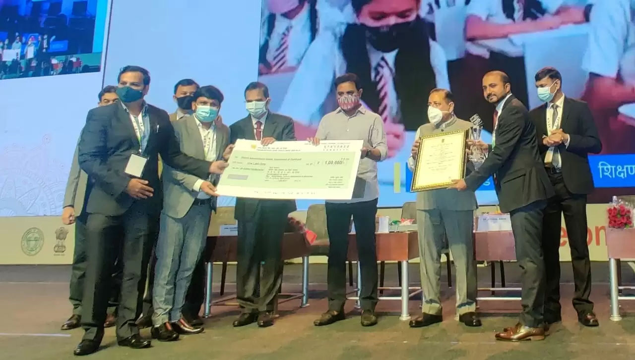 ज्ञानोदय गोड्डा ने ई-गवर्नेंस के लिए राष्ट्रीय पुरस्कार जीता