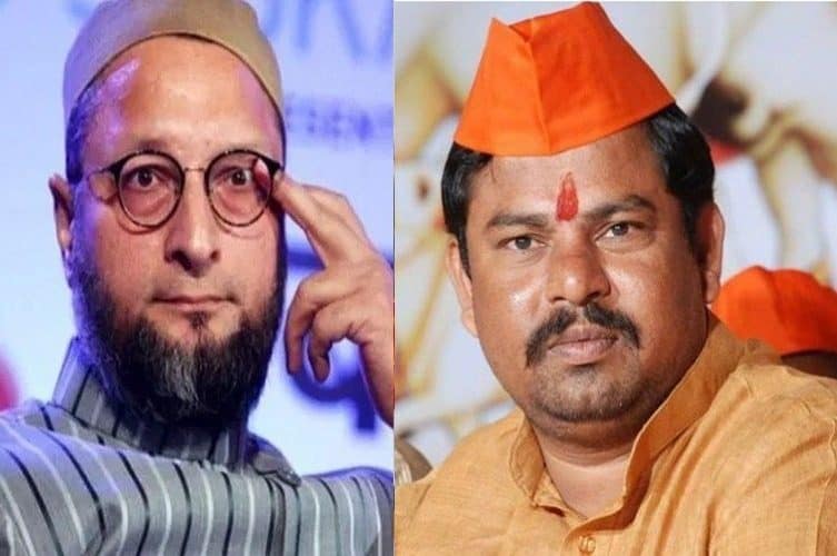 BJP नेता राजा सिंह का विवादित बयान, ओवैसी को दिया पोर्क बिरयानी खाने का ऑफर