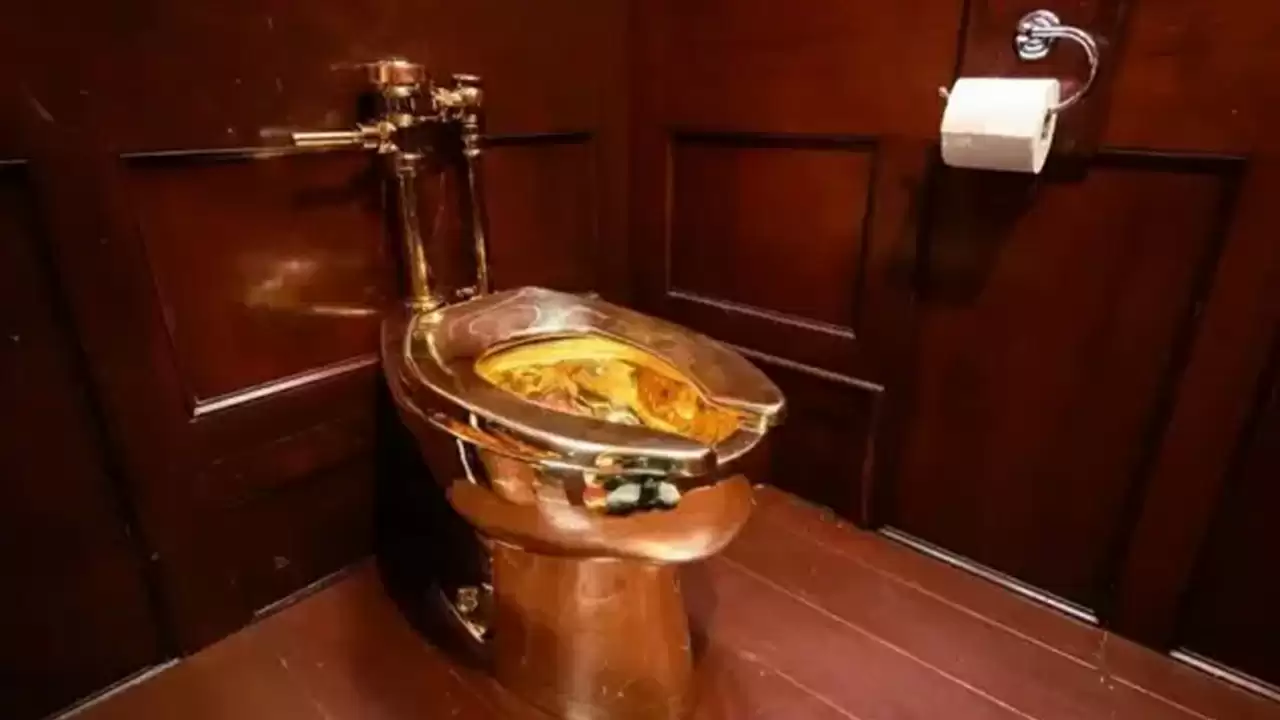 Gold Toilet