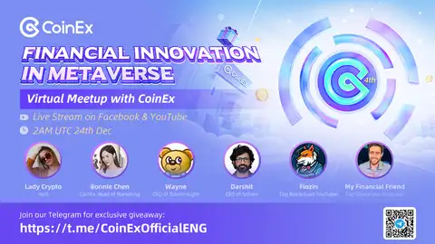 Virtual Meet-up with CoinEx Team & Partners: Financial Innovation in Metaverse (Graphic: Business Wire)