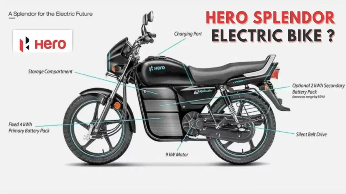 Hero Splendor Electric Bike