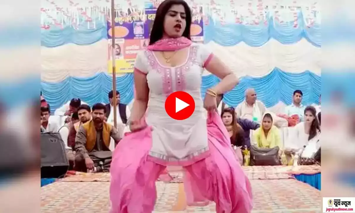 Haryanvi Dance Video : सोशल मीडिया पर एक हरियाणा की गाने पर एक लड़की ने गजब का डांस किया।