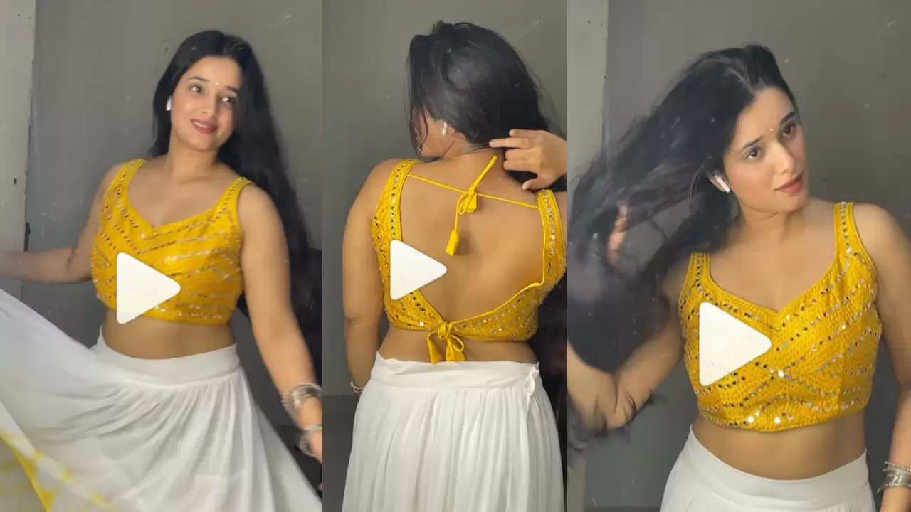 Indian Desi Sexy Video: Beautiful girl did sexy dance, video went viral