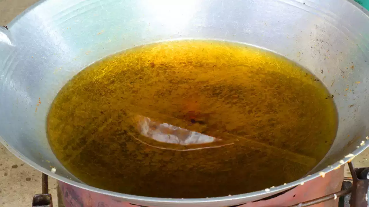 purify used cooking oil