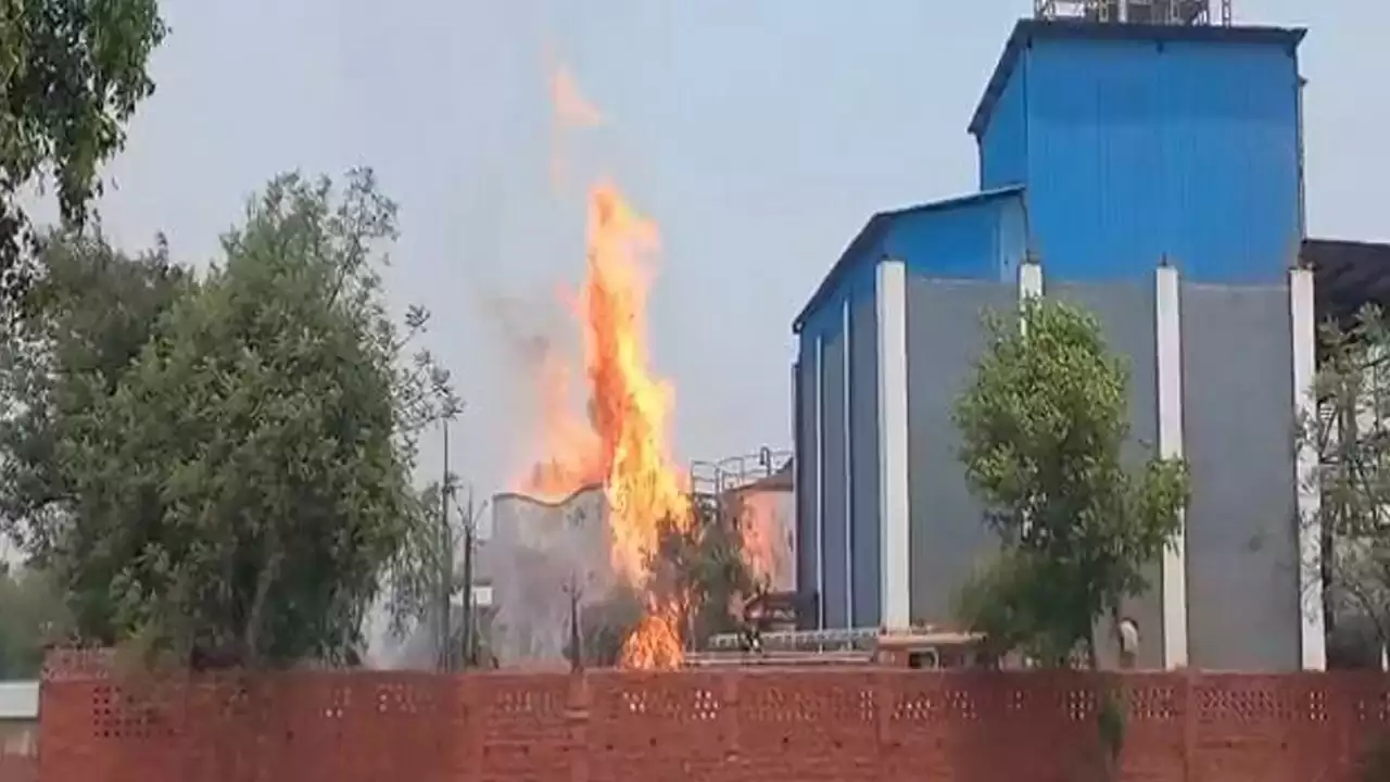  Fire in sonipat